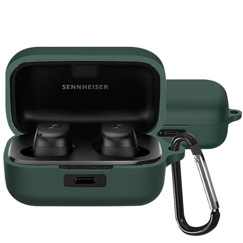 BUITFOU MOMENTUM True Wireless 4 �P�[�X �[���n�C�U�[ Sennheiser MOMENTUM True Wireless 4 �ی�P�[�X �_�炩�� �V���R���� �����h�~ �L�Y�h�~ �ϏՌ� �h�o �y�� �����[�d�\ �J���r�i