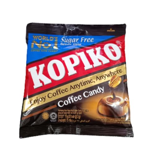 Kopiko Sugar Free Original Real Coffee Candy Packet 75g