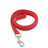 Nylon Dog Leash,Soft Padded Handle Pet Reflective Leashes for Small Medium Large Dog Outdoor Running Walking Training Pet Supplies(Red)
