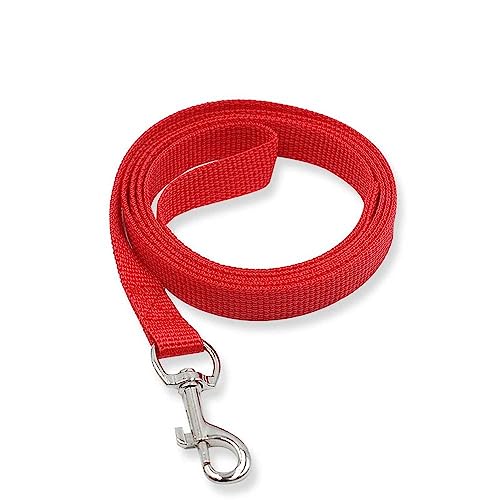 Nylon Dog Leash,Soft Padded Handle Pet Reflective Leashes for Small Medium Large Dog Outdoor Running Walking Training Pet Supplies(Red)