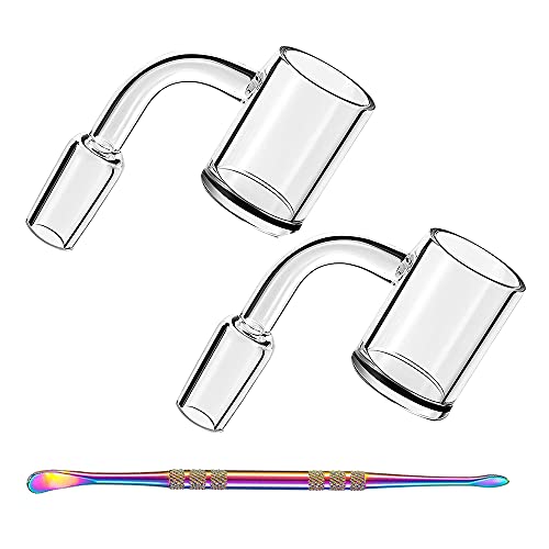 Cuarzo clavo de 25mm OD hecho de 100% cuarzo puro para alta resistencia, pack de 2 piezas
