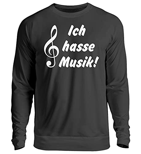 Pull unisexe noir vêtement coton taille S imprimé Généralement je suis lapin
