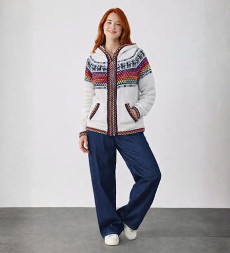 Image of Gamboa Alpaca Cardigan Sweater Women Winter Autumn Sweaters Lightweight