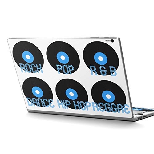 igsticker Surface Book / Book2 / Book3 13.5inch ブック2 専用 スキンシール サーフェス ブック2 カバー ケース フィルム ステッカー アクセサリー 保護 010879 レコード 音楽 ミュージック