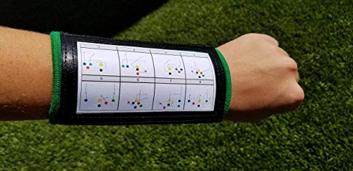 y23 - football wristbands - wrist coach - qb wristband - football play wristbands - playbook wristband