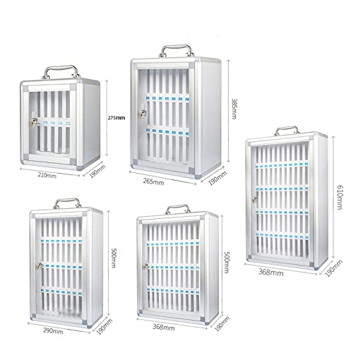 Boîte de rangement transparente sécurisée pour 24 téléphones - 8