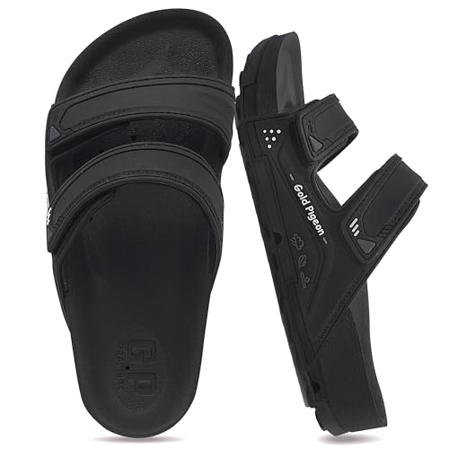Gold Pigeon Shoes GP PIRO Lightweight Ortho Sandal for Boys & Girls: 9036 Black, Kids Size 5.5-6 (9036-blk-31)