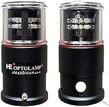 LED Navigation Light - OP4000A - Tri Color - Anchor - Rescue - Wind Indicator AMAZONIA ECO Compact 4 in 1 | 12 v