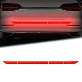 BLAKAYA Reflective Rear Bumper Sticker Car Trunk Reflective Strips Diamond Grade...
