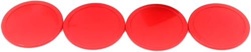 Miniatura 5 de Kisangel 4 unidades 1.969in Air Hockey Pucks Mini plástico Air Hockey Discos de Reemplazo de Mesa Air Hockey Objetivo Deportes Juguete Educativo