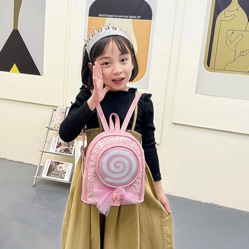 Sac à dos pour filles d'école avec compartiment mignon et LED - 7