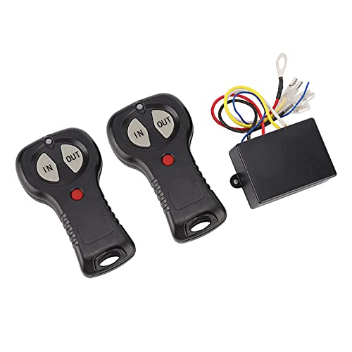 Design efficiente: questo di controllo remoto del verricello da 12 V consente un funzionamento pratico e semplice a distanza, offrendo la comodità dell'accesso remoto durante il sollevamento di carichi pesanti. Progettato sia per camion che per SUV, rende le attività di traino più gestibili ed efficienti senza i problemi delle connessioni cablate.