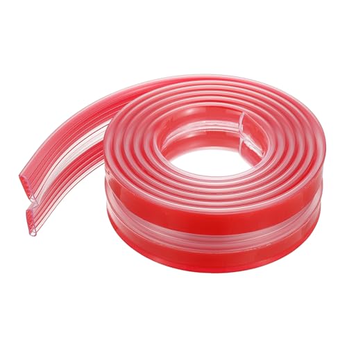 Image of PATIKIL Edge Protector Strip, 1.97IN x 6.6FT Children Proofing Silicone Soft Clear Corner Protectors Pre-Taped Strong Adhesive for Cabinets Tables Desk Drawers