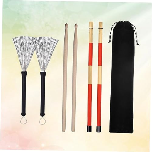 Baquetas para batería con accesorio de madera y nylon miniatura 3