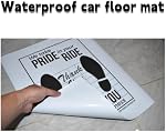 50PCS Paper Floor Mats for Cars,15 X 19 Inch Cars Floor Protector,Automotive Mat Covers Protector, for Automotive Vehicle（White）