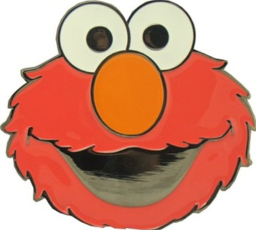 Sesame Street Elmo Red Enamel Belt Buckle Muppet