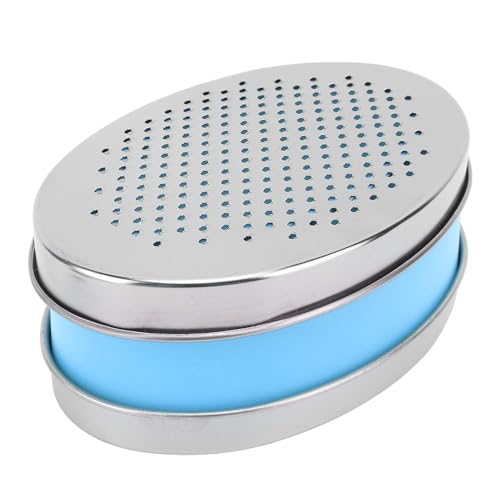 Rallador de caja con 2 superficies y contenedor azul miniatura 1