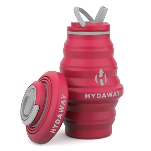 Image of HYDAWAY 17oz Collapsible Water Bottle - BPA-Free, Leakproof, Lightweight, and Space-Saving - Perfect for Travel, Hiking, and Everyday Hydration