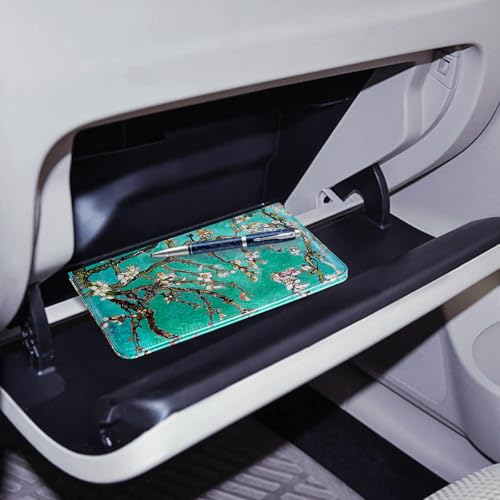 Image of CoBak Car Registration and Insurance Holder - Vehicle Glove Box Car Organizer,Auto Truck Comparment Accessories Case with Magnetic Closure for Driver License,Cards