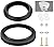 boeemi RV Toilet Seal Kit Replacement for Thetfords Toilet Parts- Ball Seal 34120 & Mounting Hardware Kit, Compatible with Aqua Magic Style Plus, Style II and Residence