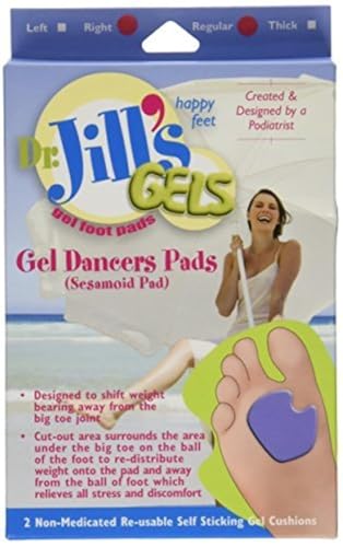 Dr. Jills Gel Dancers Pads (Right Foot) by Dr. Jills Foot Pads