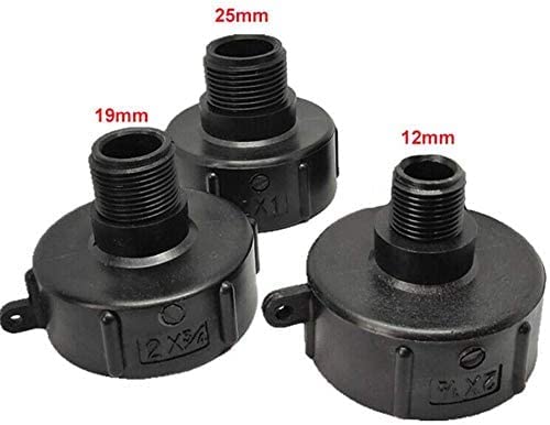 Boxonly 1000L IBC Water Tank Hose Adapter Fittings Tools Tap Cap Valve Parts & Connectors S60x6 Outlet Adaptor to 1/2 Inch - Image 4
