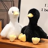 champracer Ente Kuscheltier, süßes Kuscheltier, Flauschig Weiche Entenplüsch, Duck Plüschtier, Geschenke für Mädchen und Jungen (35 cm,Gelb)