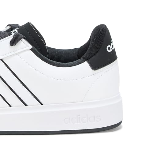 adidas Men's Grand Court 2.0 Sneaker, White/White/Black, 9.54