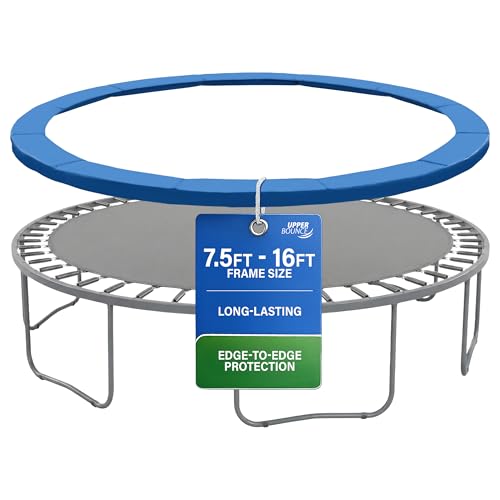 Machrus Upper Bounce 10 ft Round Trampoline Replacement Safety Pad Spring Cover, Protective...