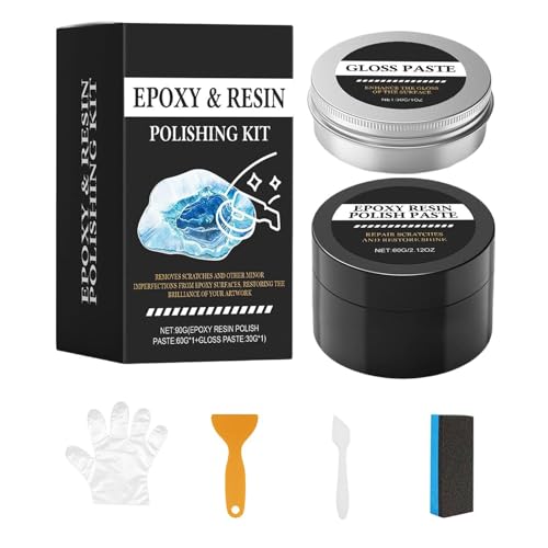 Three-Stage Polishing Process: Resin Polishing features a three-stage polishing process, powered by technology, to ensure the removal of residual impurities while delivering a glossy finish and enhancing deep luster, benefiting DIY enthusiasts working on creative resin projects