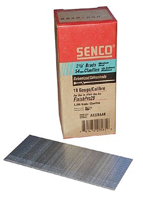 SencoAX22EAA 5000 Count 2 1/8 Inch 18 Gauge Brad Nail, Galvanized