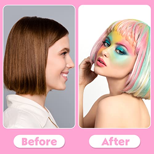 Hair Coloring Highlighting Set Silicone Highlight Cap And Hook 2 Pcs Black Hair Dye Gloves Dye Brush Ear Covers Reusable Hair Dye Kit Salon Home Hairdressing Hair Coloring Tools For Women Men #TOP1