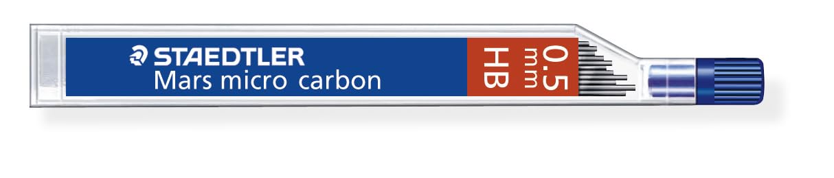 Staedtler Mars Micro Carbon 250 05-Hb 0.5 Mm. Hb Leads - Pack Of 12 Leads