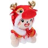 Zwei größenoptionen: einschließlich 20 cm und 25 cm, um unterschiedliche bedürfnisse zu erfüllen, puppenspielzeug zum chinesischen neujahr, stofftierpuppe