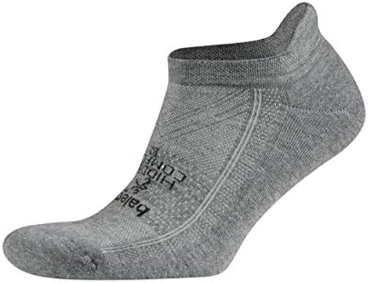 Balega Hidden Comfort Performance No Show Athletic Running Socks for Men and Women (1 Pair), Charcoal, Large