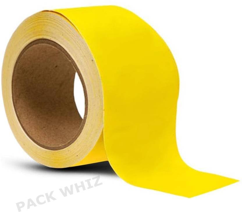 Image of Enhance Vastu Energy 4inch Vastu Tape For Dosh Remedy For Bathroom and Entrance 25 Meter Length (Yellow,Pack of 1)