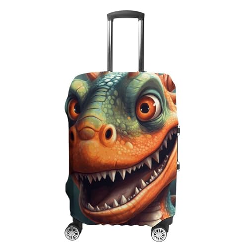 Roaring Dragon Travel Luggage Cover Elastic Washable Suitcase Cover Dustproof Anti-Scratch Suitcase Protector Fits 19-32 Inch Luggage, XL