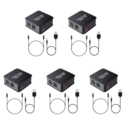 Répartiteur Audio Numérique à Fibre Optique SPDIF sans Perte 1 vers 3 pour HDTV