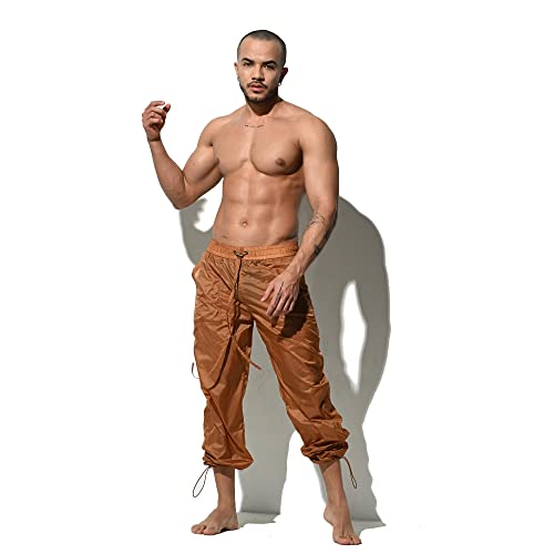 Men's Lightweight Translucency Solid Beach Pants UV Blocking B11294