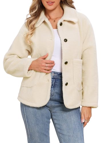 Veste d'hiver en fausse polaire idéale pour les balades urbaines automnales