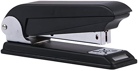 Eagle Swing-Arm Swivel Stapler, 12 Sheet Capacity, Specialized for Booklet Stapling, Black