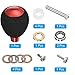 PATIKIL Fishing Reel Handle Knob, Lightweight EVA Fishing Reel Power Knob Handle Grip for Fishing Reel Replacement Parts, Red