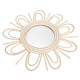 Miroir pour décoration murale – sa forme et sa couleur simples créeront une ambiance plus naturelle et artistique, miroir mural irrégulier
