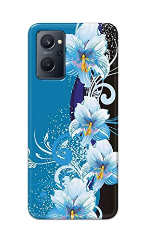 Image of PRINTFIDAA Beautiful Floral Design Printed Designer Hard Case for Realme 9i Back Cover -(e) RPM1006