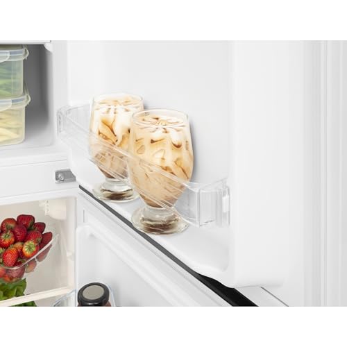 Amica Kühl Gefrierkombination freistehend mit Gefrierfach oben 128 cm Höhe 138 l Nutzinhalt LED Innenbeleuchtung FrostControl - Weiß