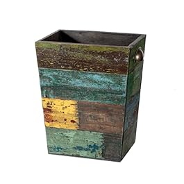 TIMRIS Small Wood Trash...