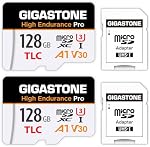 [5-Yrs Free Data Recovery] GIGASTONE 128GB Micro SD Card 2-Pack, TLC High Endurance Pro, Speed Up to 100MB/s, Compatible with REDTIGER Rove VIOFO VANTRUE PRUVEEO Dash Cam, MicroSDXC UHS-I A1 V30 U3