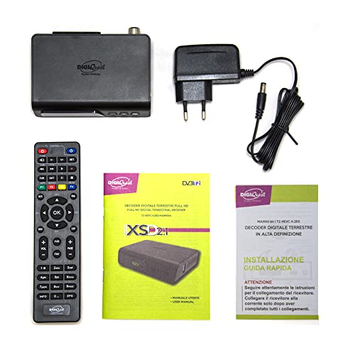 DVB-T2 Décodeur numérique terrestre DIGIQUEST Mini XSD2.1 HEVC haute performance - 5