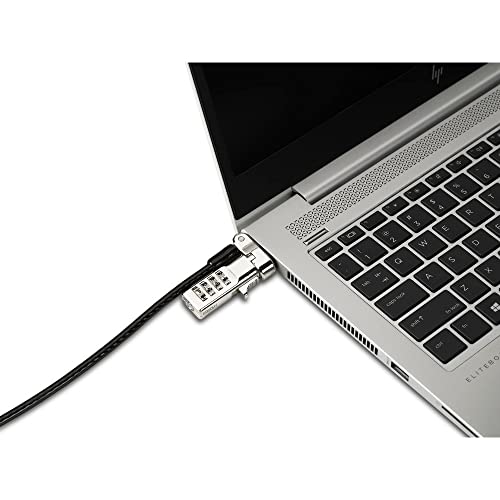 Kensington Universal 3-in-1 Combination Laptop Lock, Computer Security Locking Cable - Resettable Version (K62316WW), Black by Kensington - Image 4