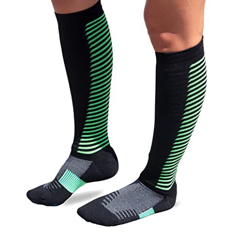 Wool Compression Ski Socks - Ultra Compression Thermal Boot Socks for Skiing Hiking Hunting Cold Weather2